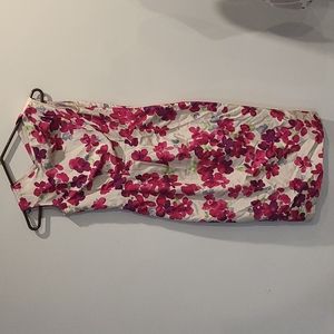 Vintage MOSCHINO Cheap & Chic Sleeveless Floral Silk Dress